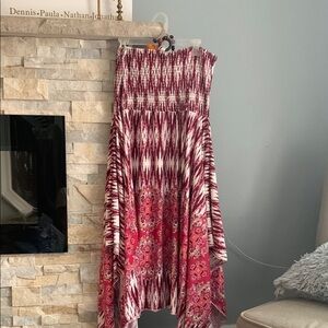 Magic Red Patterned dress